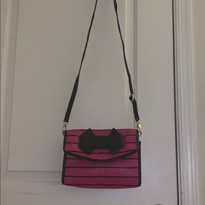 Pink&black purse